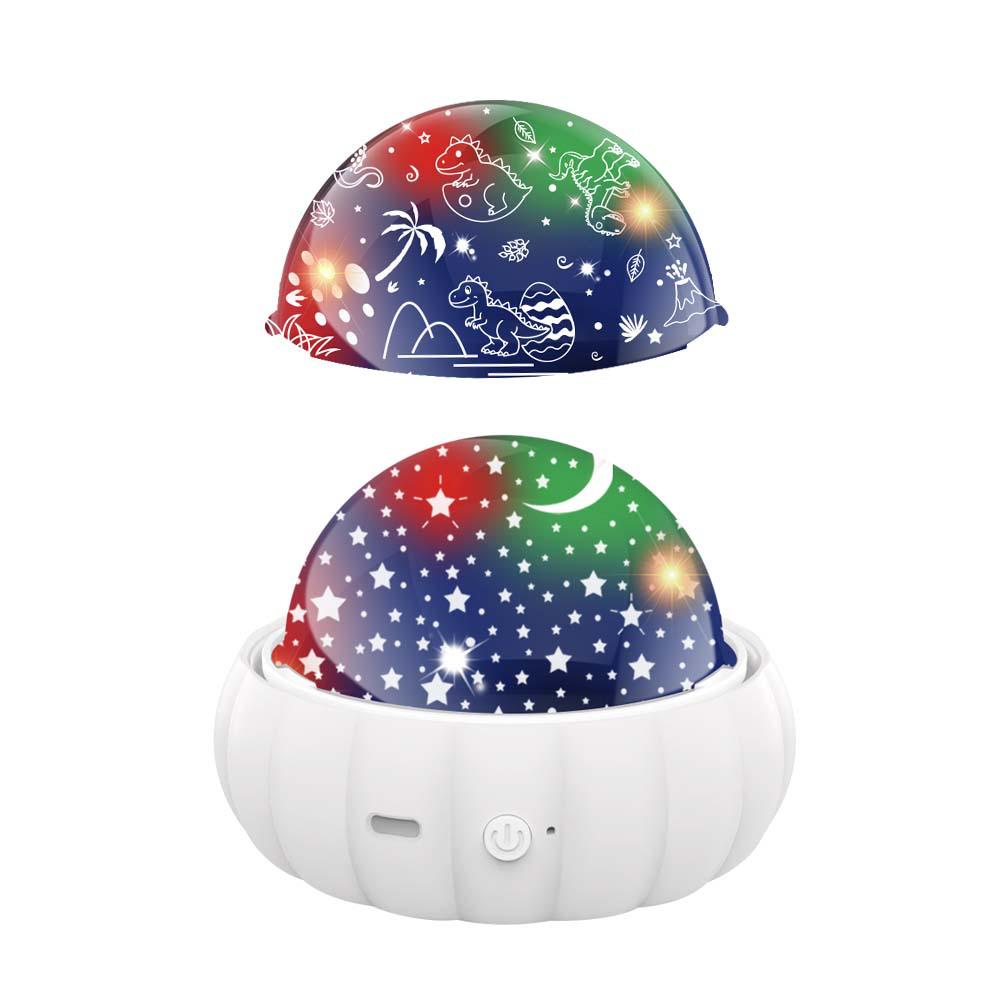 Starry Sky Rotating Night Light - Creative 360° Colorful Projector for Kids