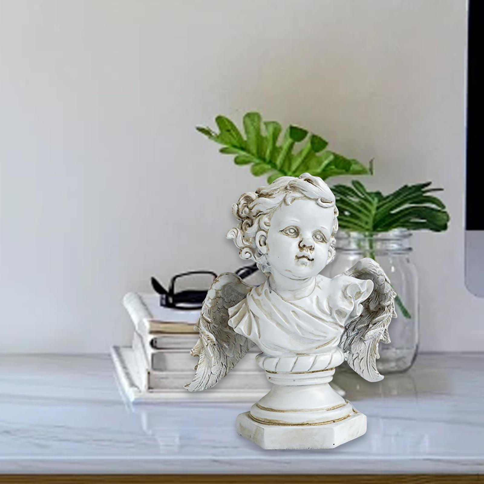 

Фигурка ангела, статуя ангела, миниатюрная статуя, коллекционная скульптура для шкафов Antique