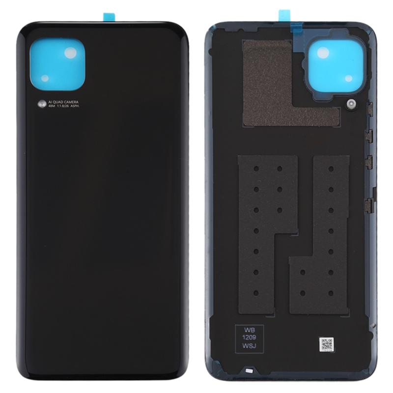 

For Huawei P40 lite 4G Battery Housing with Adhesive Sticker+Camera Lens Cover Black