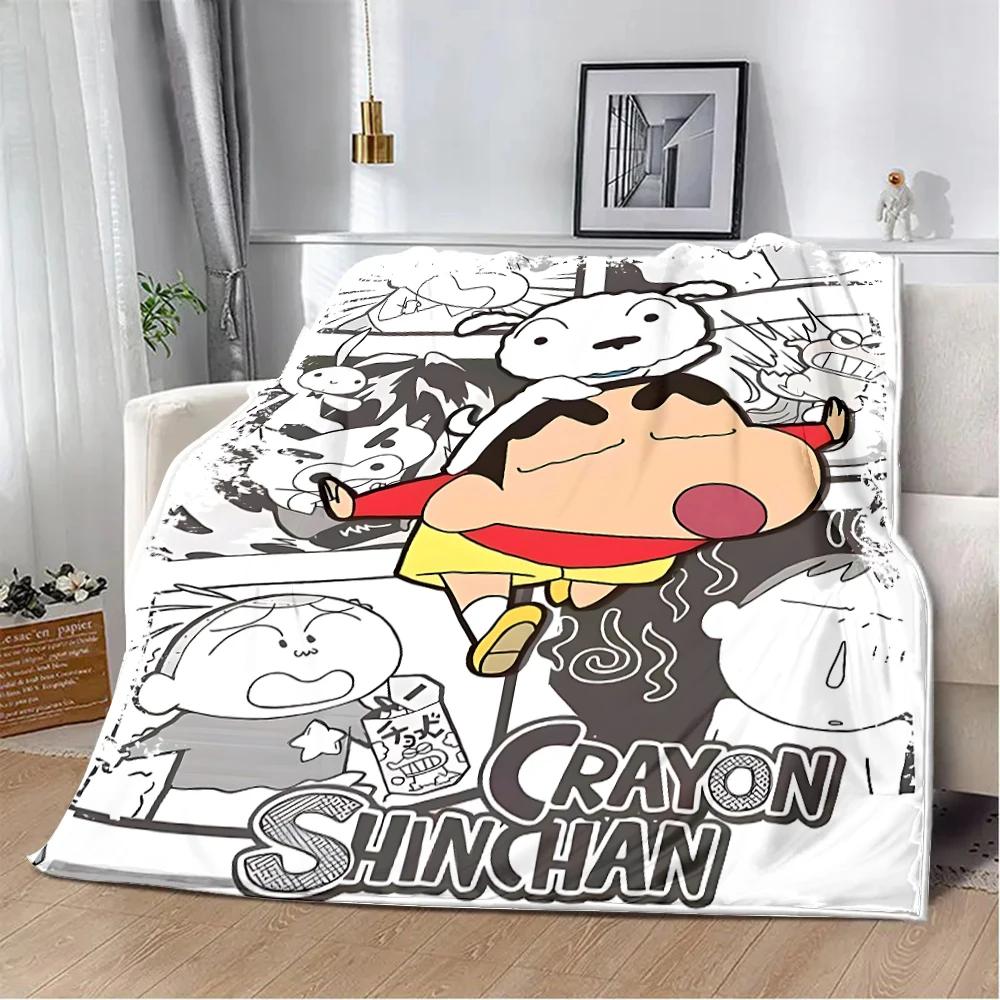 Crayon-ShinS chanS Printed Blanket Picnic Blankets Warm Blanket Soft and Comfortable Blanket Home Travel Birthday Gift