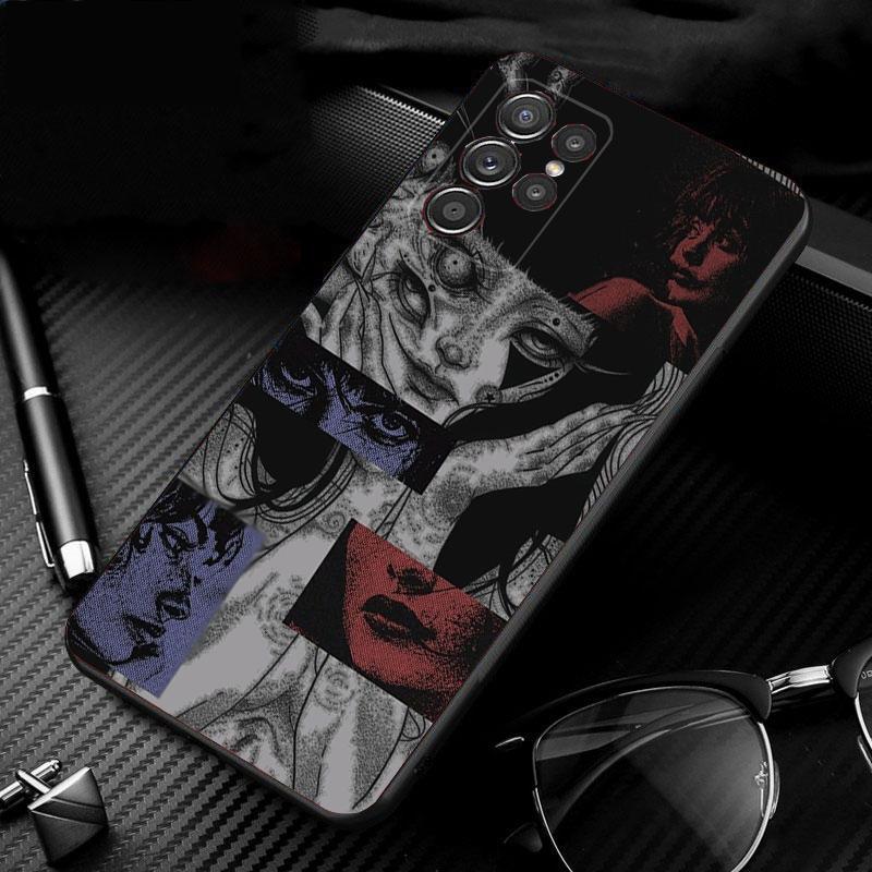Phone Case For Samsung Galaxy S26 S25 S24 S23 S22 S21 Ultra S24 S23 S22 S21 S25 Plus S24 FE Horror Ghost Girl Art
