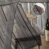 Farm Plank Warehouse Window Treatment Tulle Modern Sheer Curtains for Kitchen Living Room the Bedroom Curtains Decoration