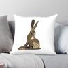 Inside No Hare Sculpture Square Pillowcase Polyester Linen Velvet Creative Decorative Throw Pillow Case Home Cushion Cover