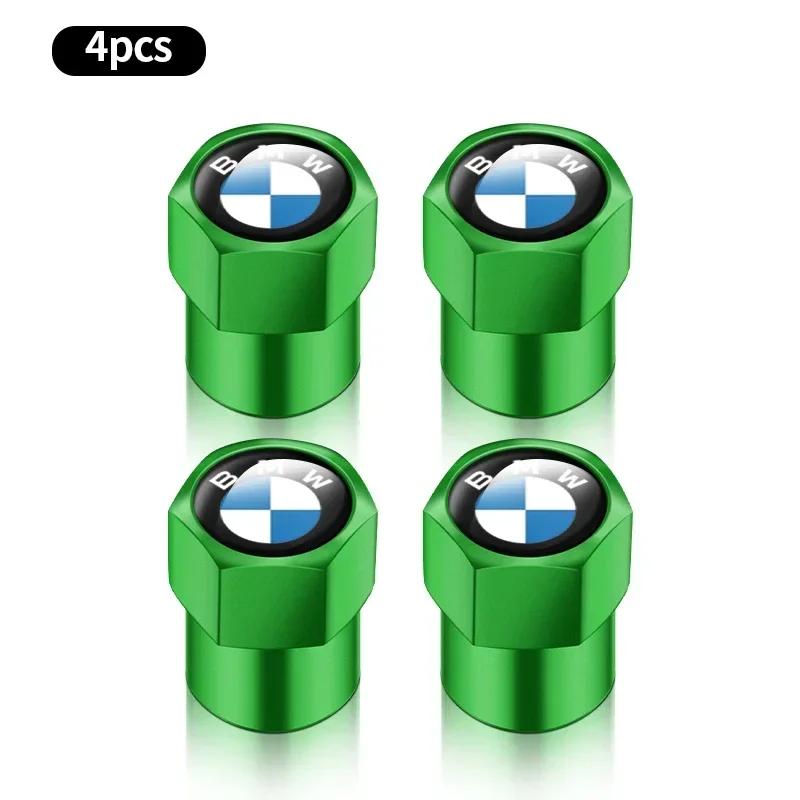 4 Pezzi Styling Auto Tappi Valvola a Vite per Pneumatici Ruote Emblema Per BMW M E81 E90 E92 E93 F30 E60 E61 F07 F10 F18 F12 X2 Serie 3 4 5 6 7