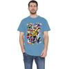 Garfield Ripped T-Shirt S-2XL, Carolina Blue Unisex T-Shirt
