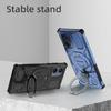 KEYSION Funda Magnética Antigolpes para Motorola Edge 50 Fusion 5G con Soporte de Anillo Vertical para MOTO Edge 50 Fusion 5G