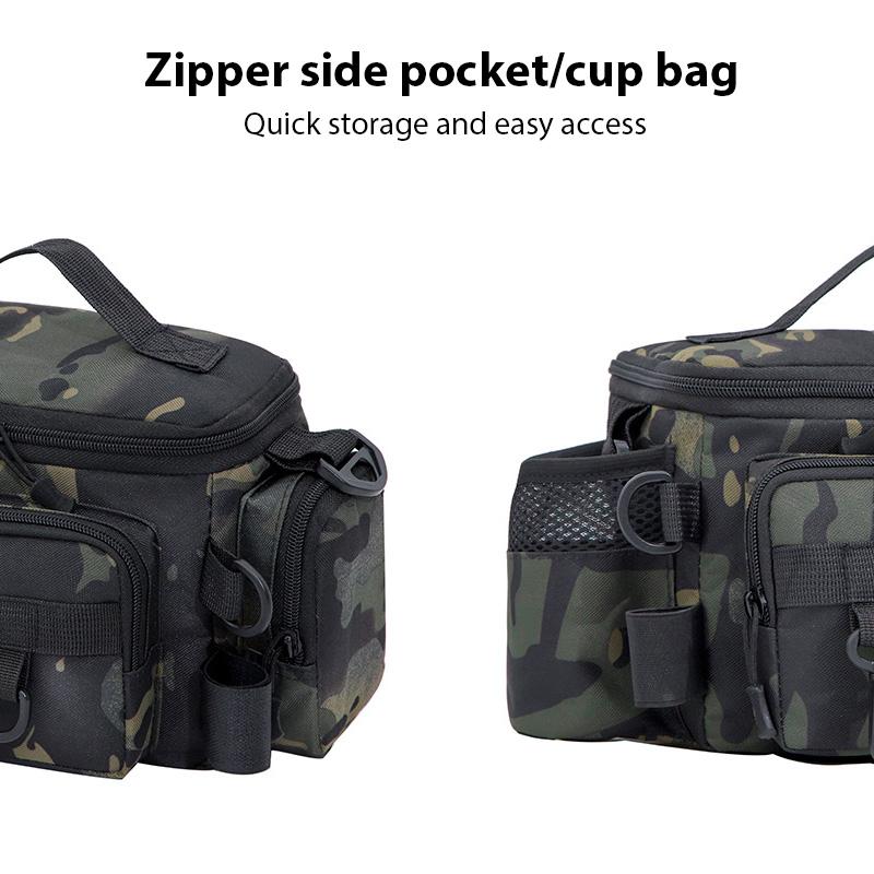 Multi-functional Waist Pack Slanting Cross Shoulder Backpack Rod Bag Fishing Special Rod Bag Outdoor Sports Bag Storage Bag