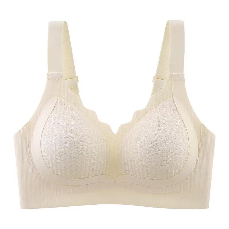 Second Generation Seamless Push-Up Bra for Women - Thin, No Underwire, Anti-Sagging, Side Bust Control