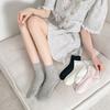Summer Thin Hollow Mesh Socks Elegant Ballet Style Socks Women's Socks Breathable Solid Color Socks