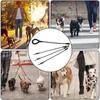 3 In 1 Dog Leash Pet Traction Rope Multiple Dog Leash Multi Way Splitter 3 Dog Leash 360 Swivel Device Padded For Walking Train