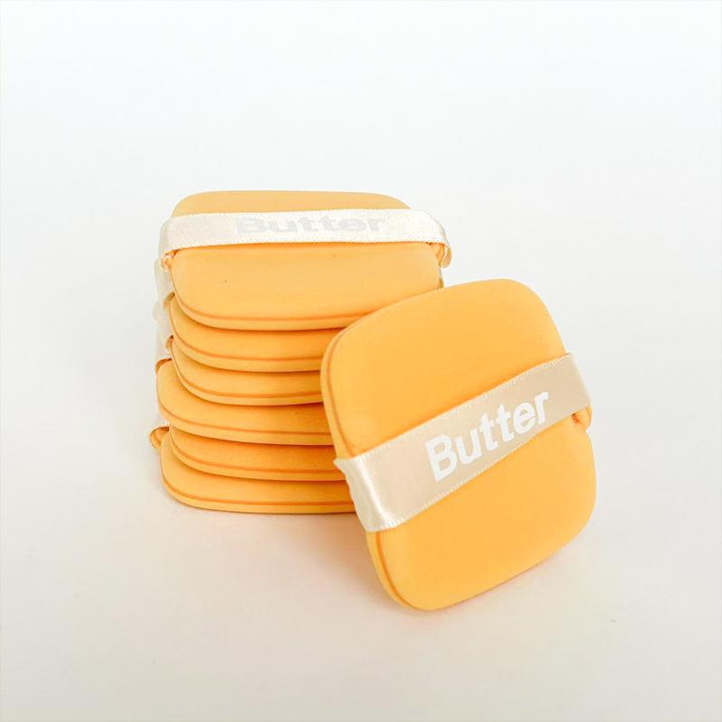 Butter Cookie Makeup Sponge Puff Ultra Soft Non-Absorbent Hygienic Blending Sponge for Liquid Powder Foundation Dry Wet Application Beauty Blender