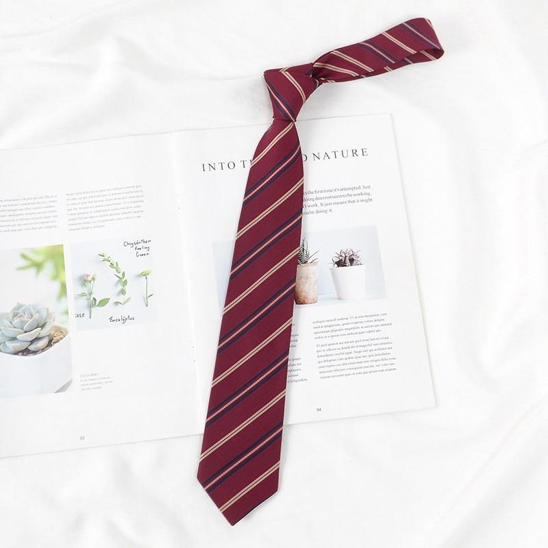 Korean Striped Hand Tie Jk College Style