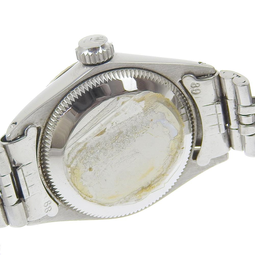 ROLEX Date Watches 6517 SilverDial Stainless Steel Mechanical Automatic Women Used