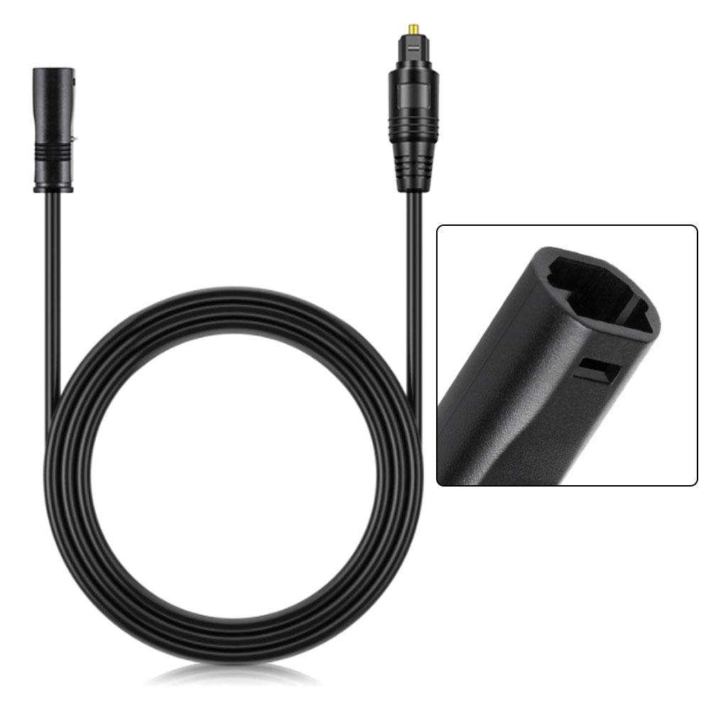 Fiber Optic Extension Cable Male to Female for Soundbars TVs For PS4 Flexible Lightweight Design Multiple Length Options