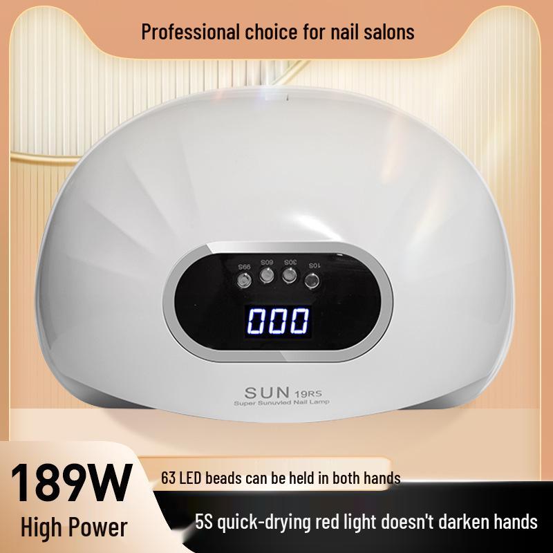 5-Second Quick Dry LED Nail Gel Lamp for Home & Salon Use