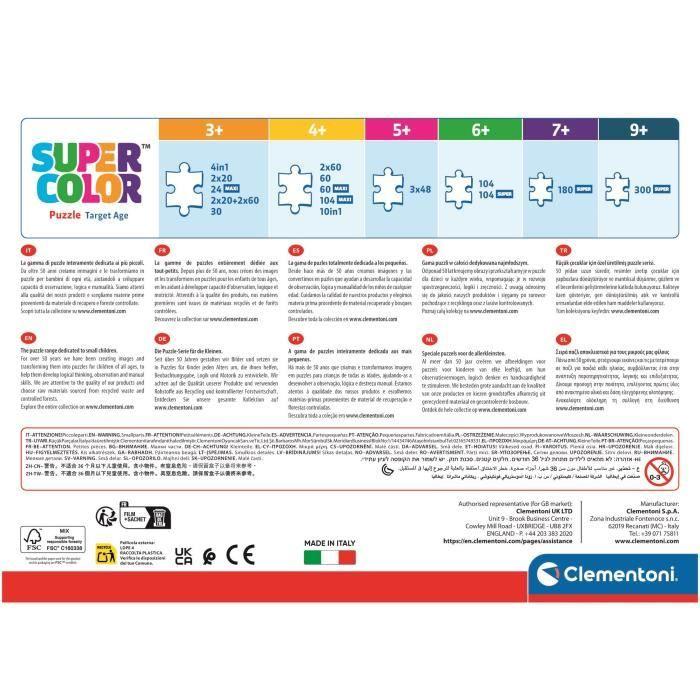 Puzzle Stitch 300 Pièces Super, Pour Enfants À Partir De 3 Ans, Thème Dessins Animés, CLEMENTONI