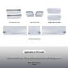 Scratch-Resistant Stainless Steel Dust Cover for Xiaomi YU7 Under-Seat Air Vents.