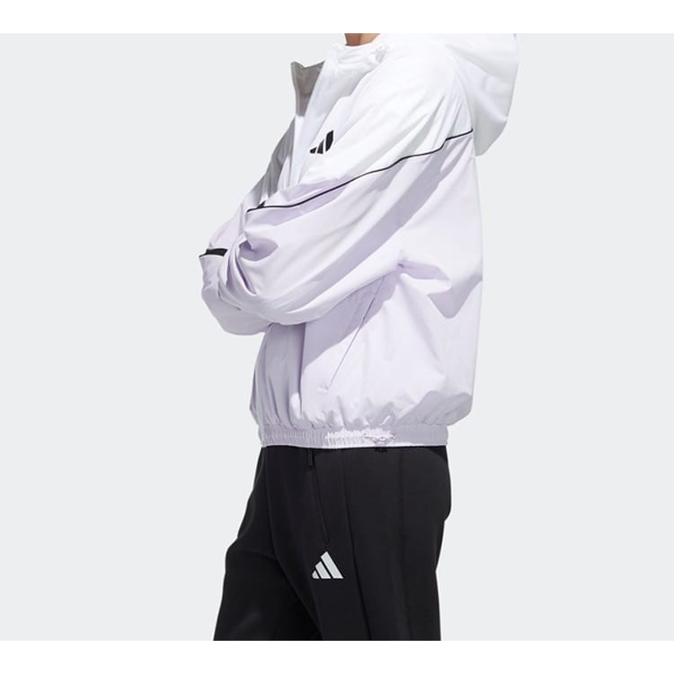 adidas Jackets Women's White Hooded Moderate Other FM9322