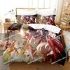 3D Game Tower of Fantasy Anime Bedding Set Printed Bed Set With Pillowcase Bed Duvet Cover Single Double Queen Super King Size
