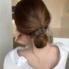 Stylish Solid Matte Hair Clips - Trendy Casual Hair Additions for The Back of The Head, Basic Ponytail Holder