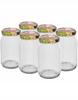 Glass Jar for Preserves with a Screw Cap 900ml 6 Pcs