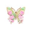 Crystal Rhinestones Butterfly Brooch Fashionable Evening Wear Lapel Pin Clothing Accessories Social Event Jewelry