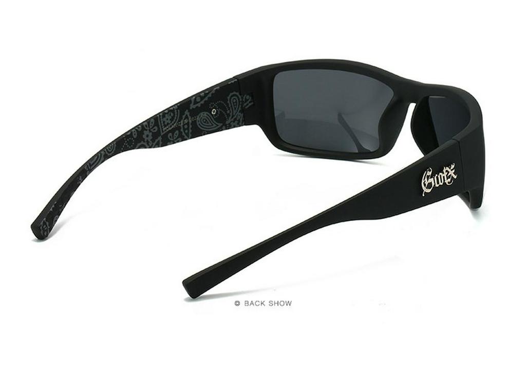 Óculos de Sol Polarizados GCOTX Estilo Chicano Biker G623
