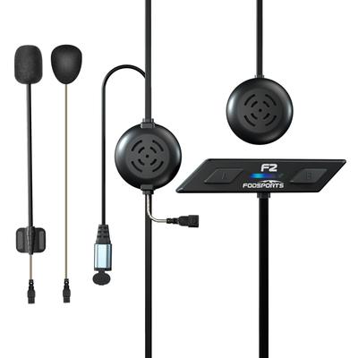 FODSPORTS Motorcycle Incom, F2 Incom, 2 People Simultaneous Calling, HIFI Sound Quality, Thin, 12