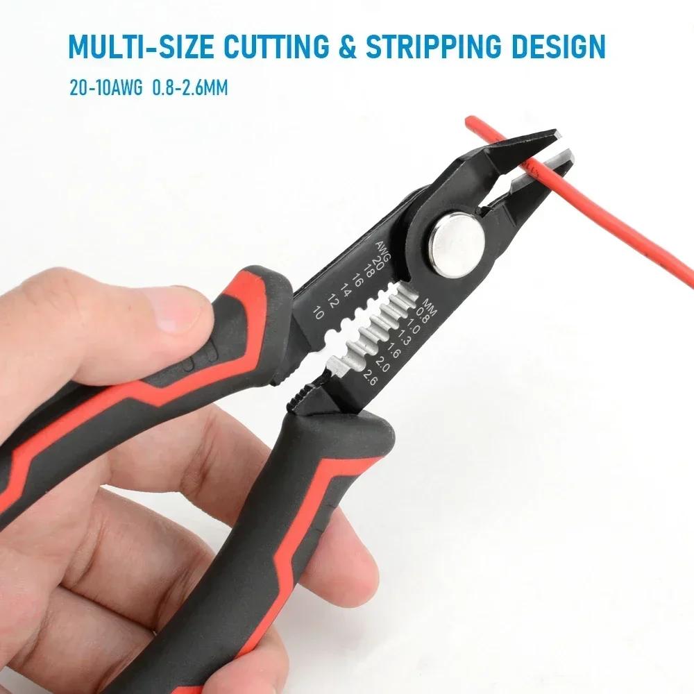 Wire Stripper Pliers Automatic Stripping Cutter Cable Wire Crimping Electrician Repair Tools Wire Stripper Tool Hand Tools