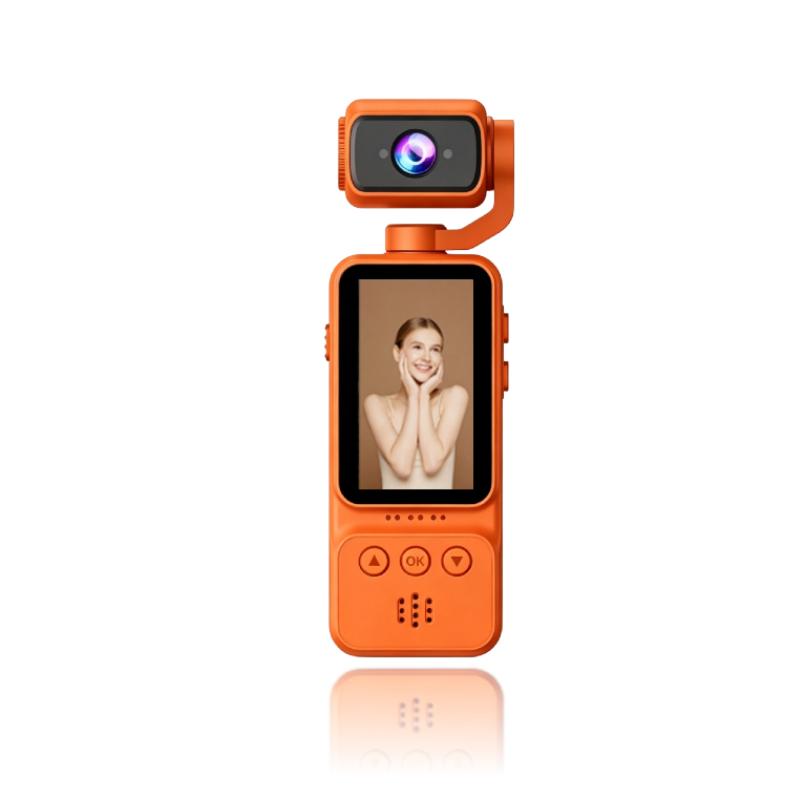 High-definition Pocket Camera, 1000mAh Battery, Webcam, USB-C Charging, Travel and Action Camera