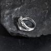 Rock Punk Claw Ring for Men Boys,Waterproof Stainless Steel Dinosaur Claw Ring,Causal Jewelry Halloween Gift