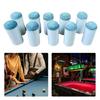 10Pcs Slip on Pool Cue Tips Pool Cue Tip Covers Billiard Cue Tips Replacement Protectors for Snooker and Pool Cues