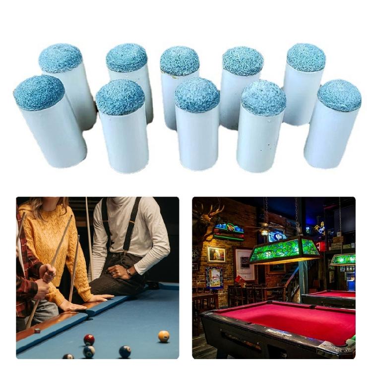 10Pcs Slip on Pool Cue Tips Pool Cue Tip Covers Billiard Cue Tips Replacement Protectors for Snooker and Pool Cues