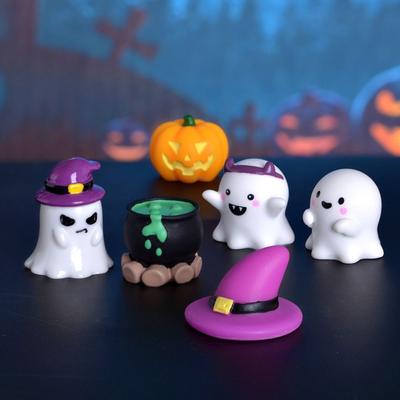 Süßer Kürbis Halloween Harz Handwerk Geist Dekoration Harz Dekoration Mikro Landschaft Figuren Mini Ornamente DIY Zubehör