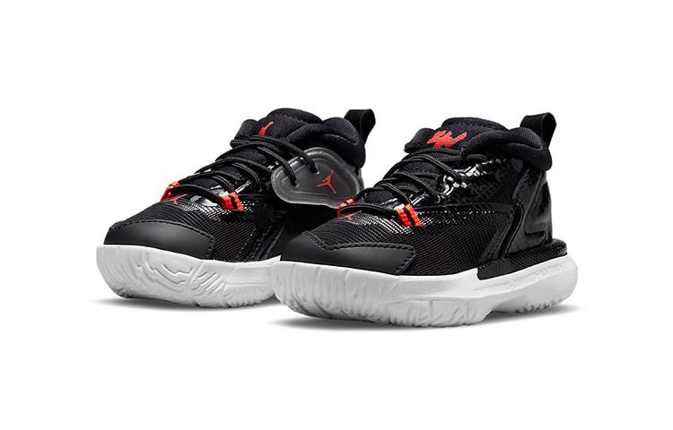 Jordan Zion 1 Infrarossi Zion Infrarossi Scarpe Mid top per Bambini Piccoli Nere per Neonati e Bambini Piccoli DC2023-006