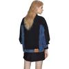 Elle Commuter Minimalist Fashion Denim Jacket Women jackets Denim-Blue EF35477