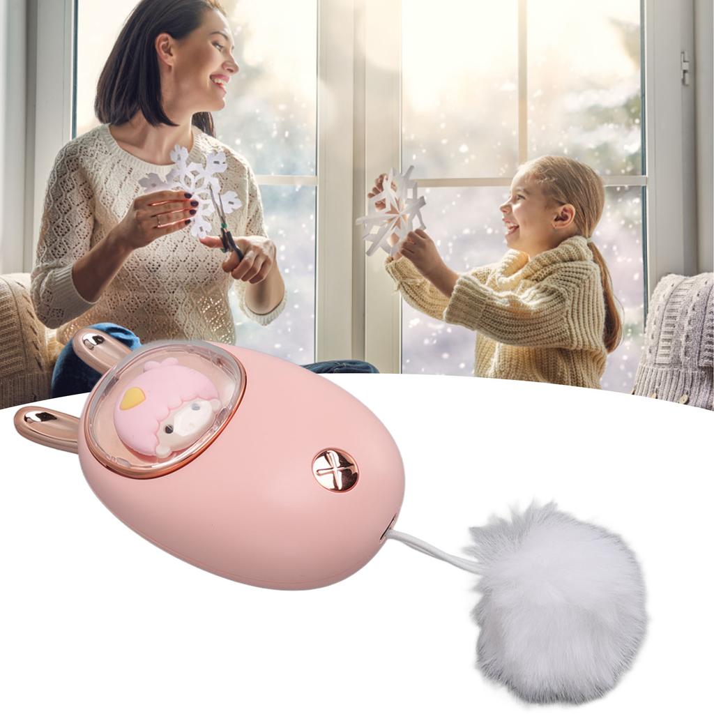 Calentador de Manos Eléctrico Calentador de Manos Calentador de Manos Carga USB Calentamiento Rápido 2 Niveles de Temperatura Ajustable Calentador de Manos Eléctrico 5V 5W