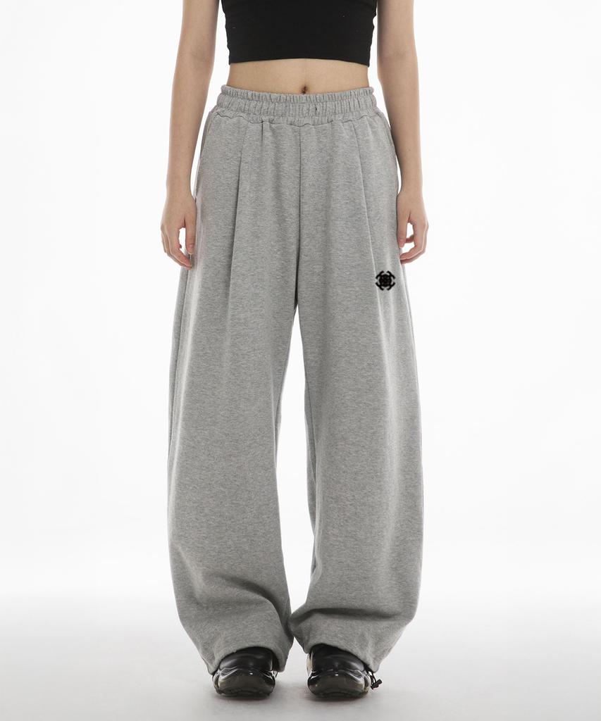 Paensyo Symbol String One Tuck Pants - Melange