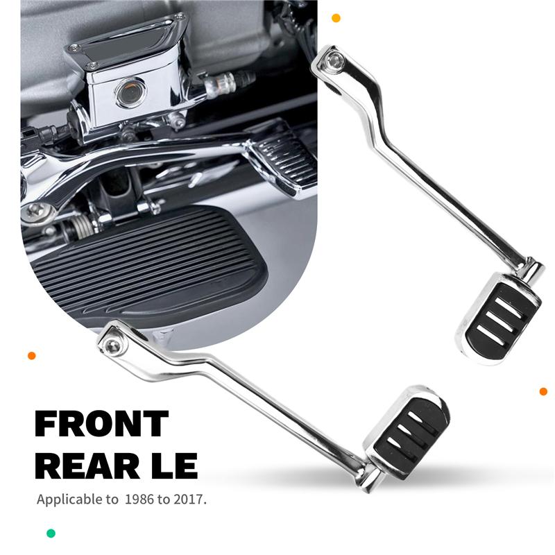 A58X-Front And Rear Heel Toe Shift Lever Pedal With Shifter Pegs For Touring Softail FL Trike