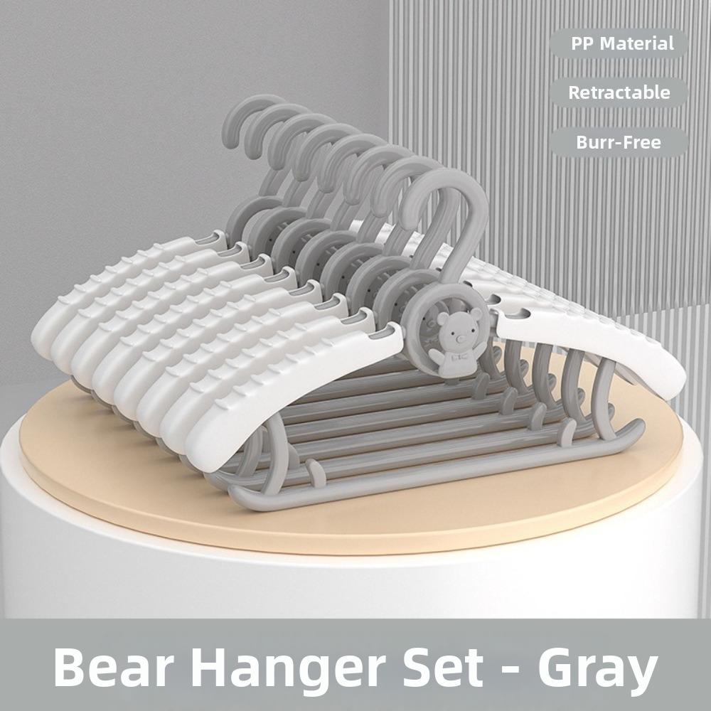 10 Pcs Extendable Kids Clothes Hanger Space Saving Children's Clothes Hanger  Baby Specific