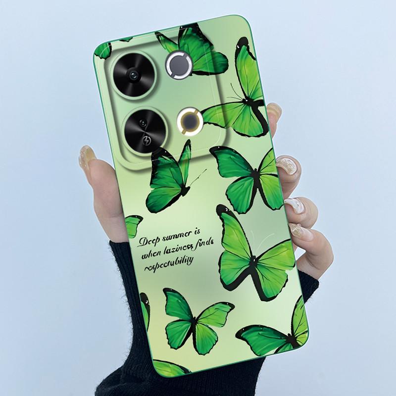 For Itel P65 P671L Etui Fashion Simplicity Oil Painting Floral Protective Phone Case For ItelP65 P 65 Coque Soft Silicone Covers