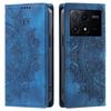 for Xiaomi POCO X6 Pro 5G Mandala Embossed PU Leather Flip Wallet Case Magnetic Closure Cover