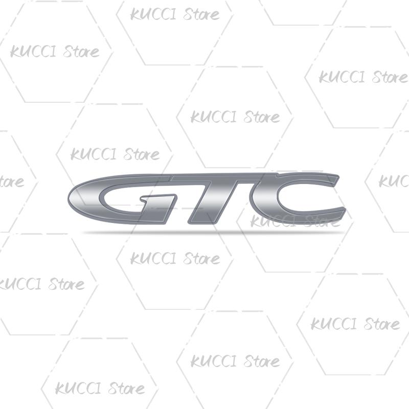 Lydinio Metalas GTC Grotelių Emblema Galinės Bagažinės Ženklelis Lipdukas Vauxhall Opel Corsa Rocks Vectra Zafira Mokka Meriva Insignia Astra