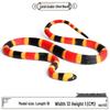 Large Snake Simulation Model - Giant Python & Cobra Children's Toy Ornament