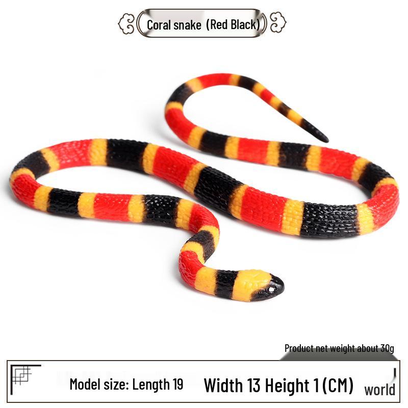 Large Snake Simulation Model - Giant Python & Cobra Children's Toy Ornament