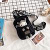 Cute Small Bag Women's New Internet Celebrity Versatile Canvas Crossbody Breast Bag Trendy Cool Female Student Shoulder Bag