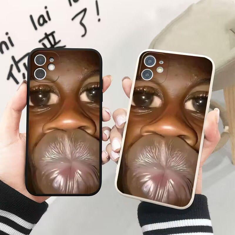 Ugly Funny Phone Case for Iphone 15 14 13 12 11 Pro Max XR XS XSMAX X 7 8 Plus Spoof Silicone Lens Backage Soft Cover
