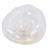 Inflatable Chair Comfortable Relaxing Transparent Ergonomic Space Saving PVC Blow Up Couch Chair Gold