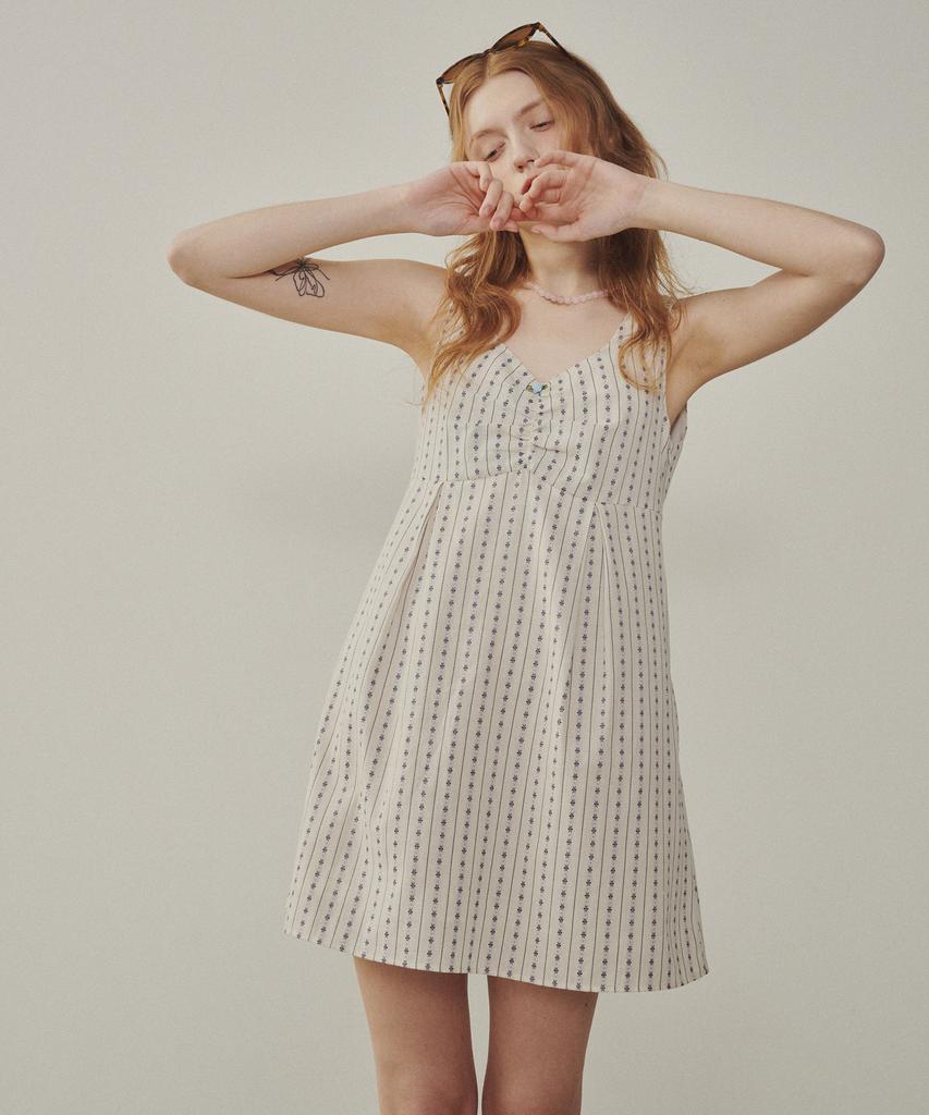 Melly And Rose Rose Embroidery Mini Dress (315299)_White