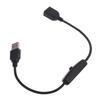 USB Cable with Switches, 1-Pack USB Male to Female Extension Cord Inlines Rockeres On/Off Switches for Driving Recordering